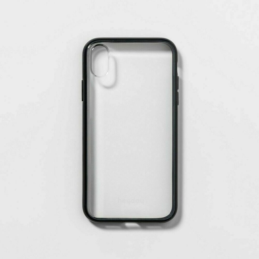 heyday™ Apple iPhone XR Clear Bumper Case - Black Bumper NIB